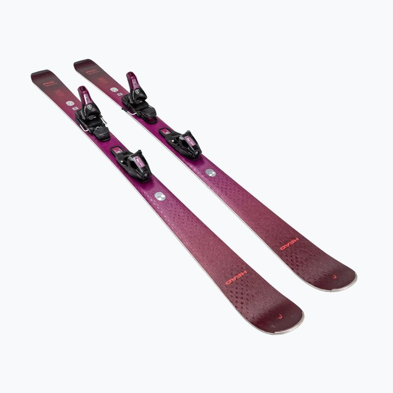 Dámske zjazdové lyže + viazanie HEAD e-Total Joy SW SLR BB Joy Pro + Protector SLR 11 GW aubergine/red 3