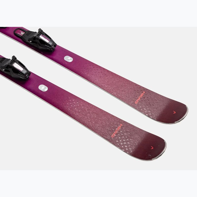 Dámske zjazdové lyže + viazanie HEAD e-Total Joy SW SLR BB Joy Pro + Protector SLR 11 GW aubergine/red 4