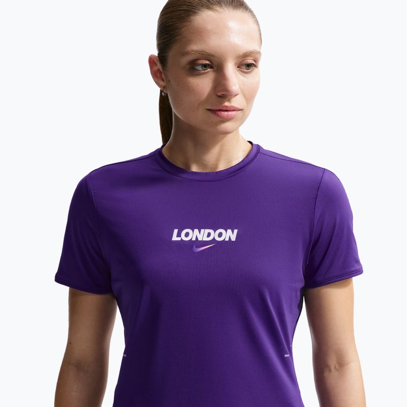 Dámske bežecké tričko Nike Swift London Dri-Fit court purple 4