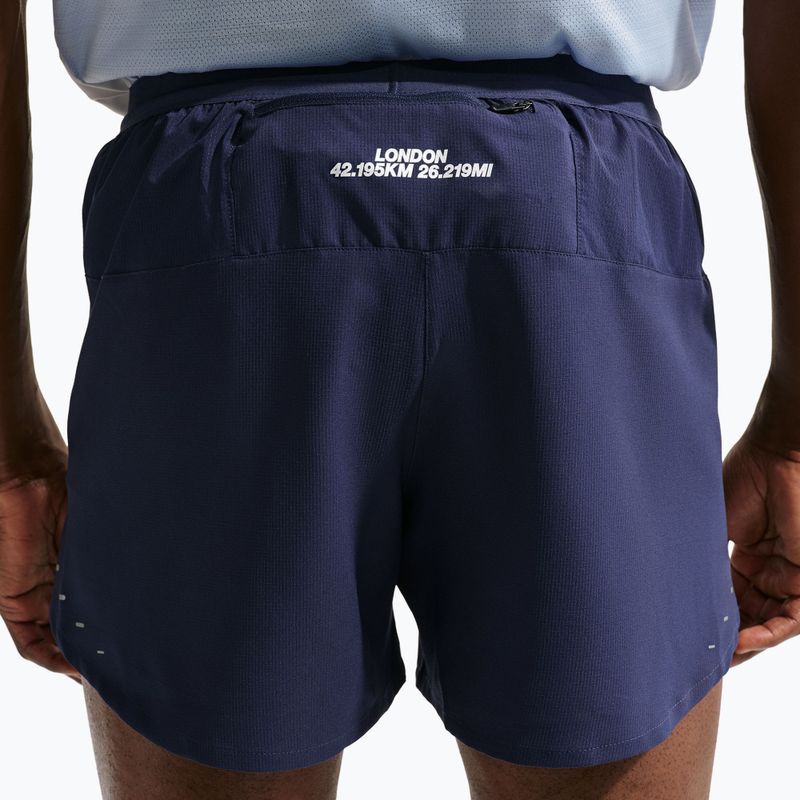 Pánske bežecké šortky Nike Stride Dri-Fit Brief Lined 5" midnight navy 4