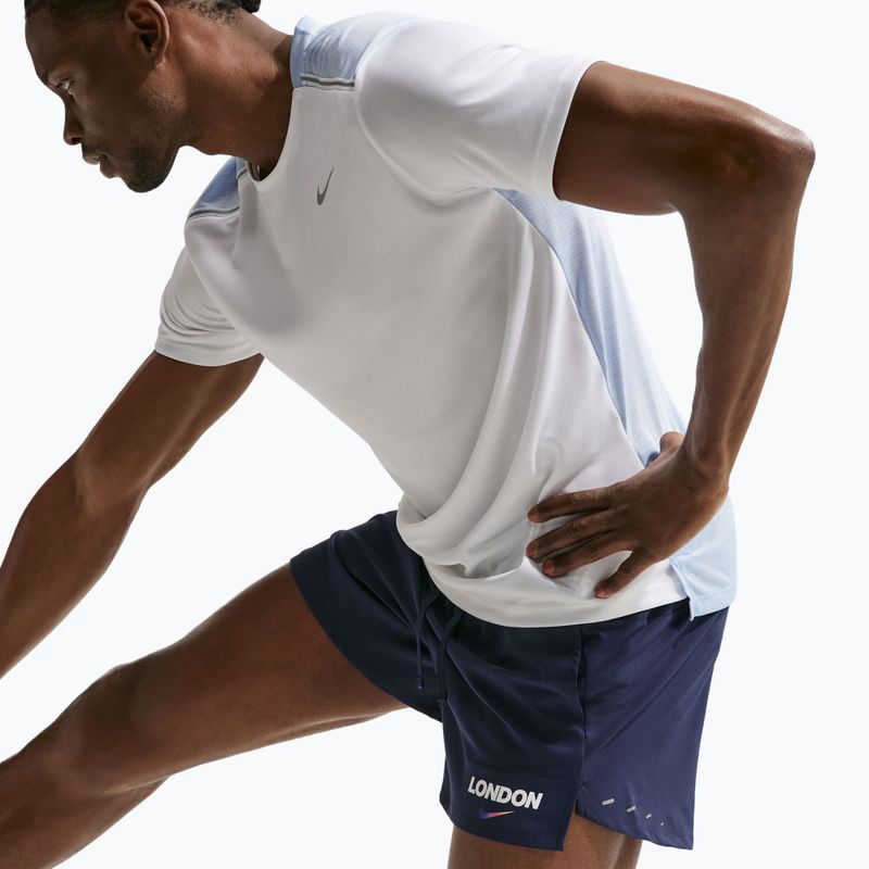 Pánske bežecké šortky Nike Stride Dri-Fit Brief Lined 5" midnight navy 5