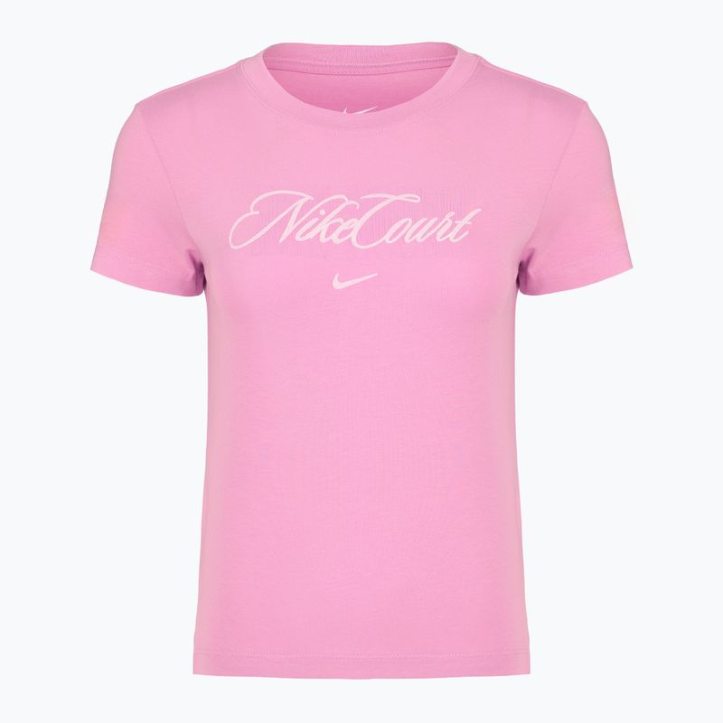 Dámske tenisové tričko Nike Court Heritage light magenta/pink foam 6