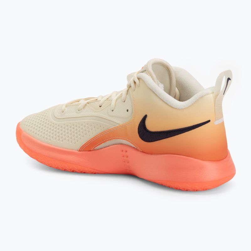 Volejbalové topánky Nike React Hyperset 2 SE coconout milk/cave purple/hot lava 3