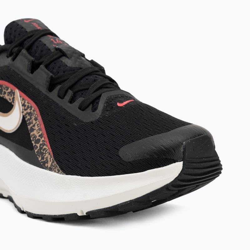 Dámske bežecké topánky Nike Downshifter 14 black/british khaki/fusion red/sail 7