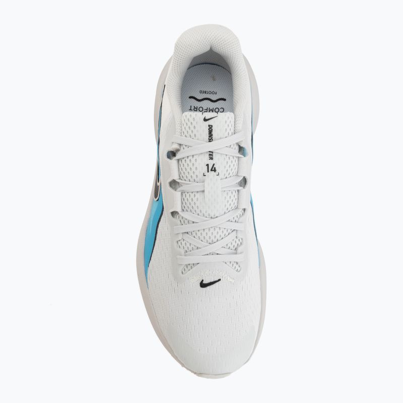 Pánske bežecké topánky Nike Downshifter 14 off white/light current blue/black 5