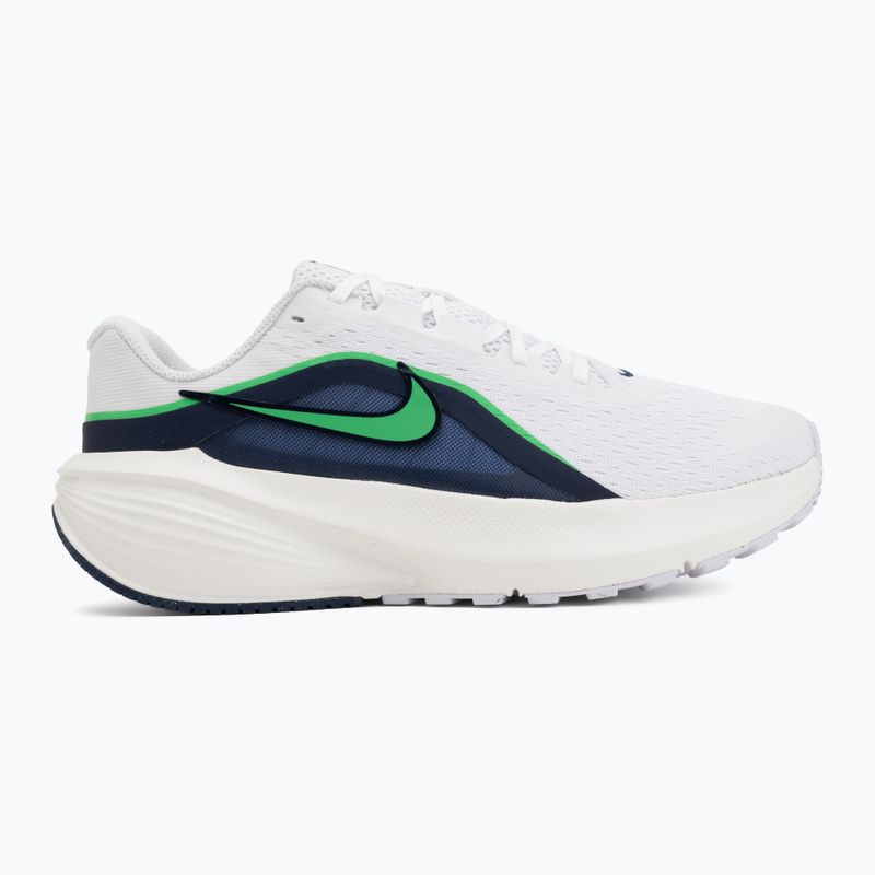 Pánske bežecké topánky Nike Downshifter 14 white/midnight navy/green spark 2