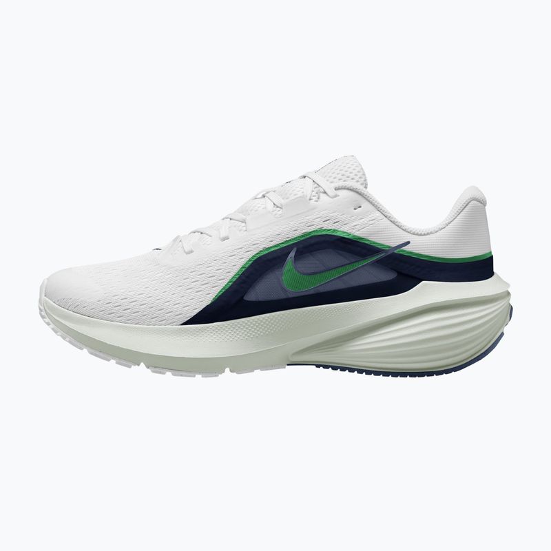 Pánske bežecké topánky Nike Downshifter 14 white/midnight navy/green spark 2