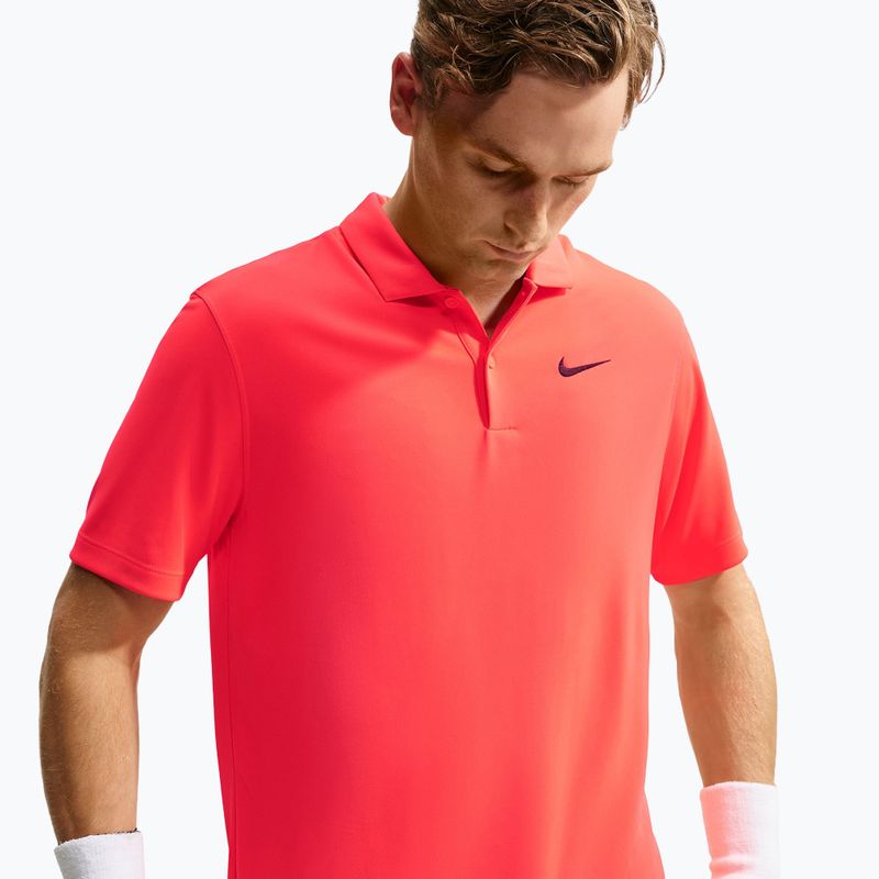 Pánske tenisové tričko Nike Court Dri-FIT Bright Crimson/Black 4