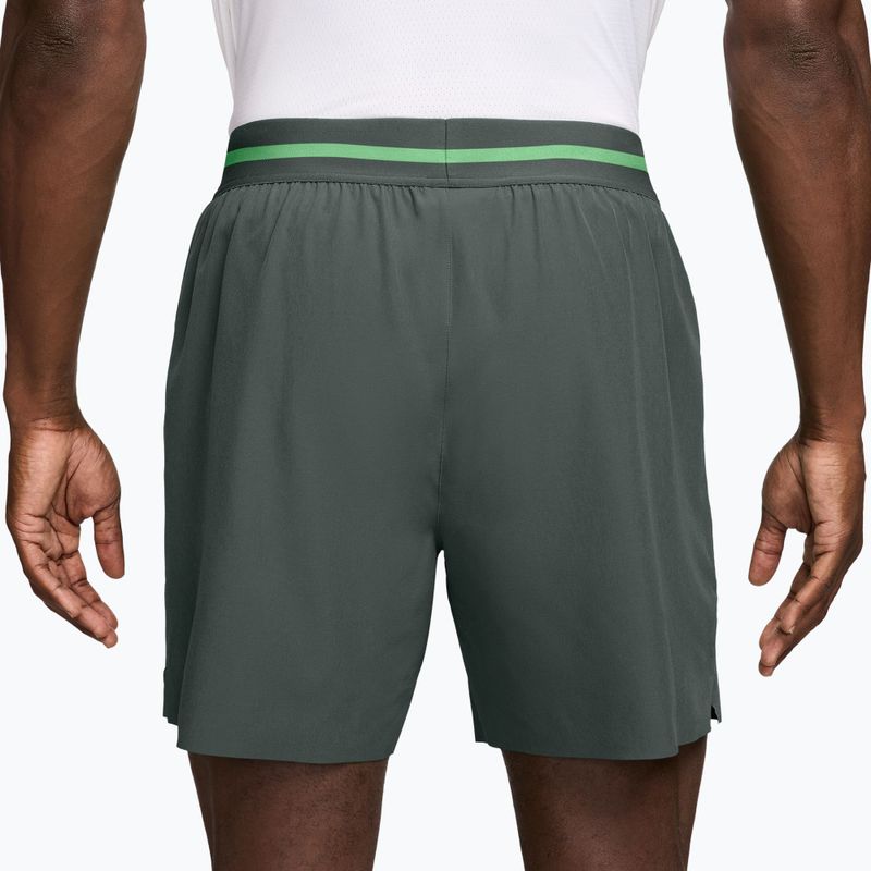 Pánske tenisové šortky Nike Court Dri-Fit Advantage 6" camo green/cucumber calm/cucumber calm 2