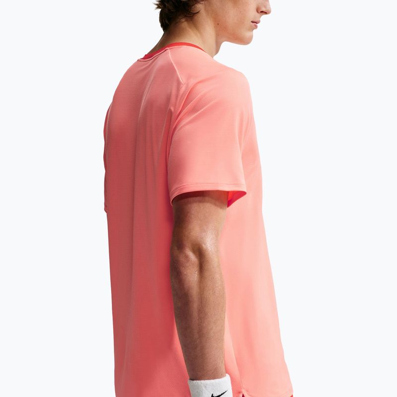 Pánske tričko Nike Court Dri-Fit Advantage atomic pink/picante red/picante red 5