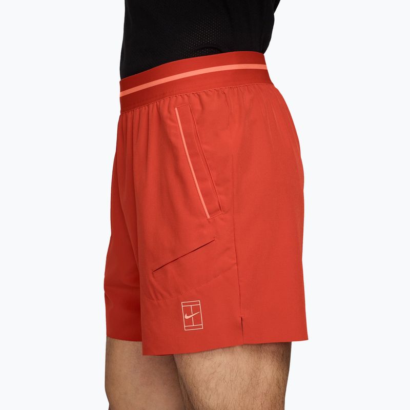 Pánske tenisové šortky Nike Court Dri-Fit Advantage 6" picante red/atomic pink/atomic pink 3