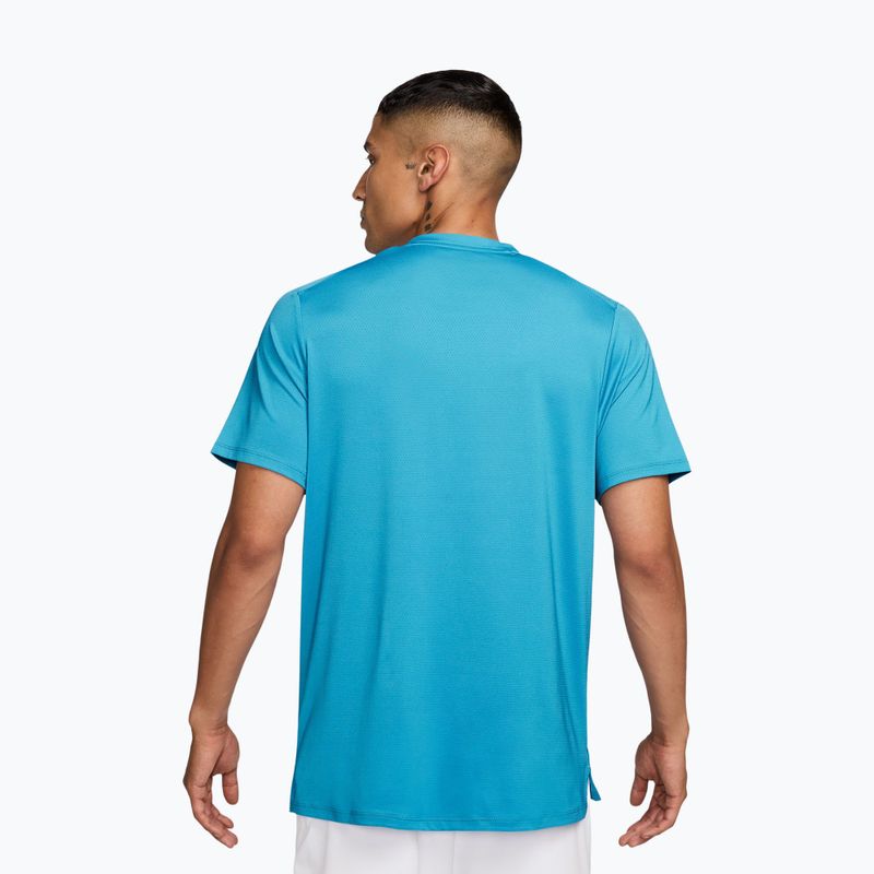Pánske tričko Nike Court Dri-Fit Advantage baltic blue/black 2