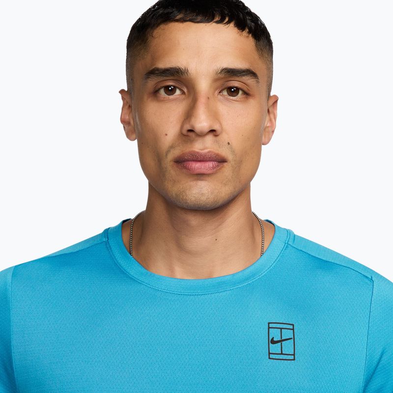 Pánske tričko Nike Court Dri-Fit Advantage baltic blue/black 3
