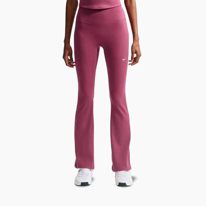 Dámske tréningové legíny Nike One pink smoke/white
