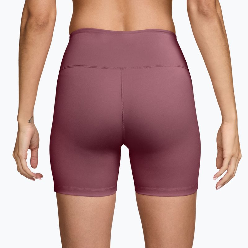 Dámske tréningové šortky Nike One pink smoke/white 3