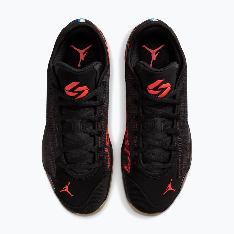 Pánske basketbalové topánky Jordan Luka 77 black/fauna brown/infrared 23 4