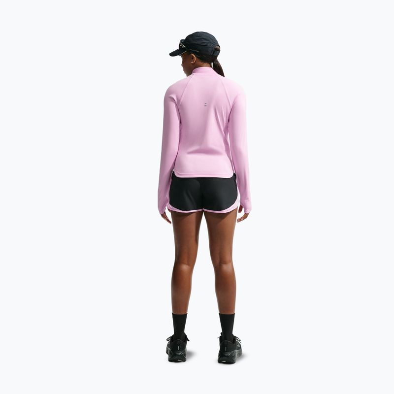 Dámska bežecká mikina Nike Tempo Dri-Fit 1/4 Zip pink rise 3
