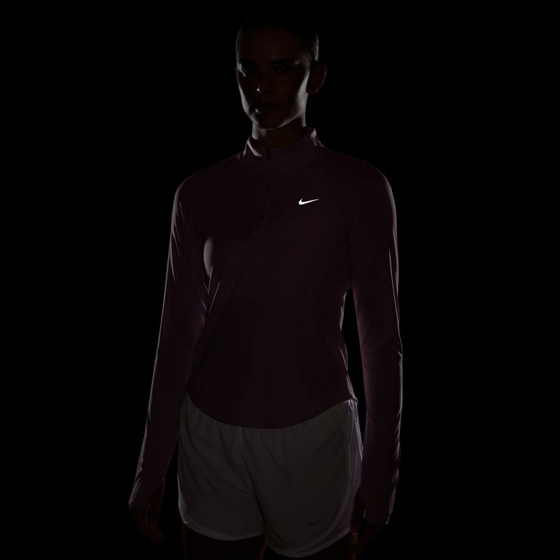 Dámska bežecká mikina Nike Tempo Dri-Fit 1/4 Zip pink rise 7