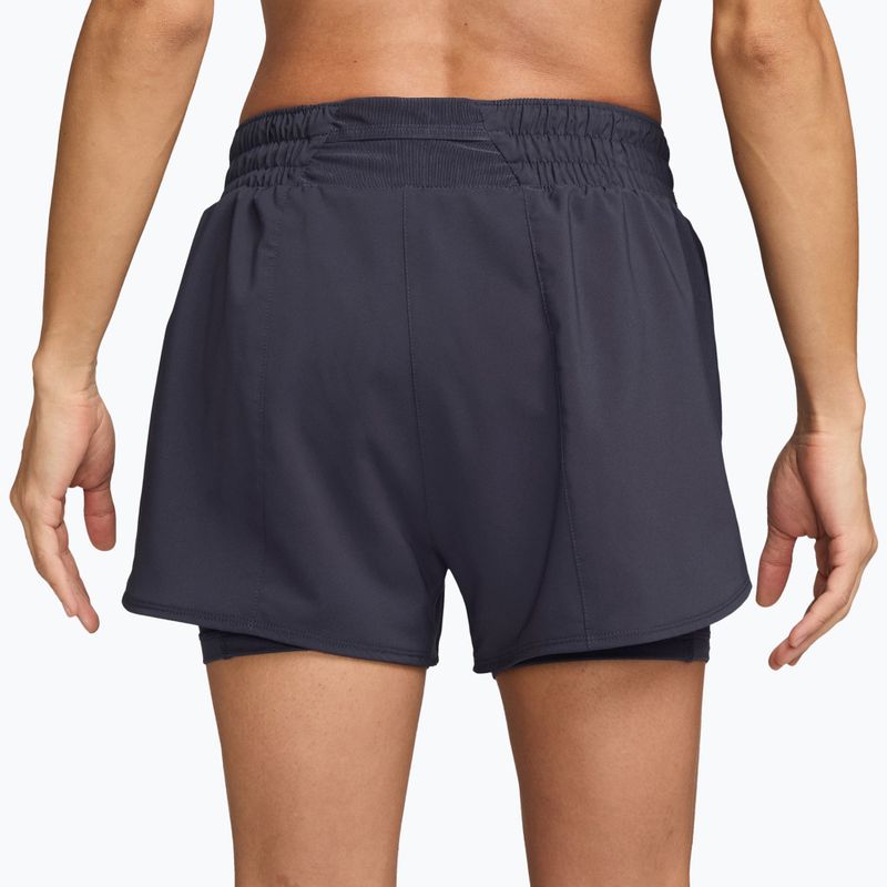 Dámske šortky Nike One Dri-Fit High-Waisted 3" 2In1 gridiron/white 2