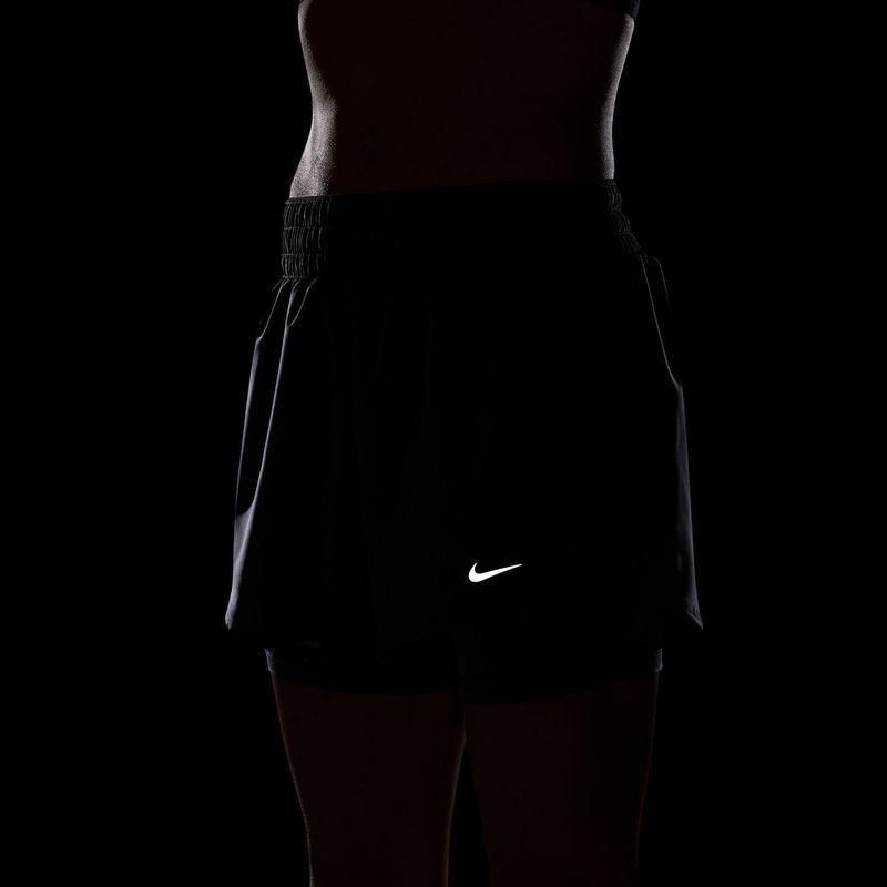 Dámske šortky Nike One Dri-Fit High-Waisted 3" 2In1 gridiron/white 5