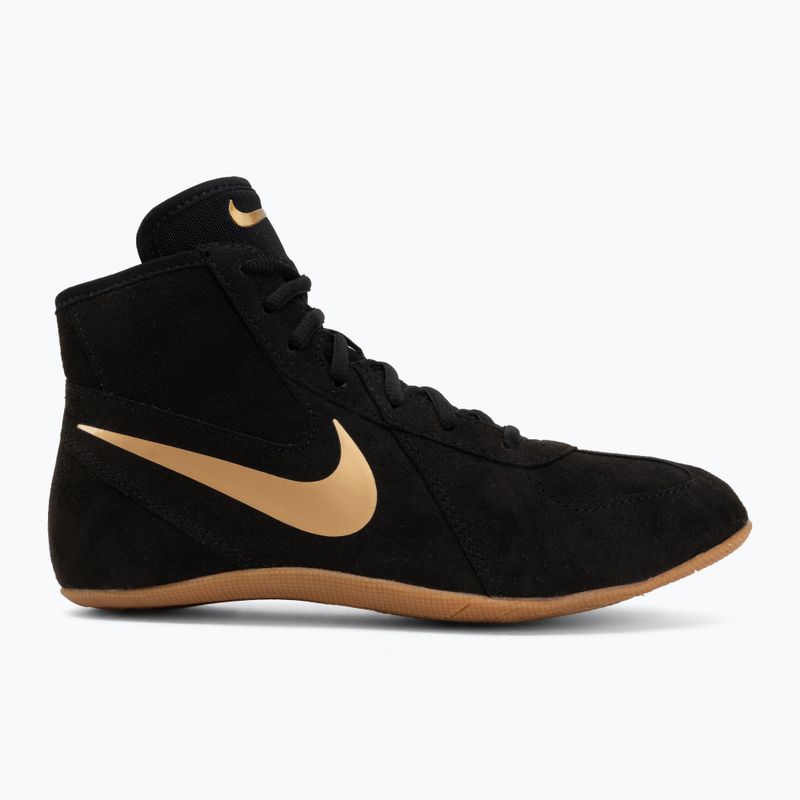 Zápasnícke topánky Nike Footsweep 2 black/metallic gold/gum light brown 2