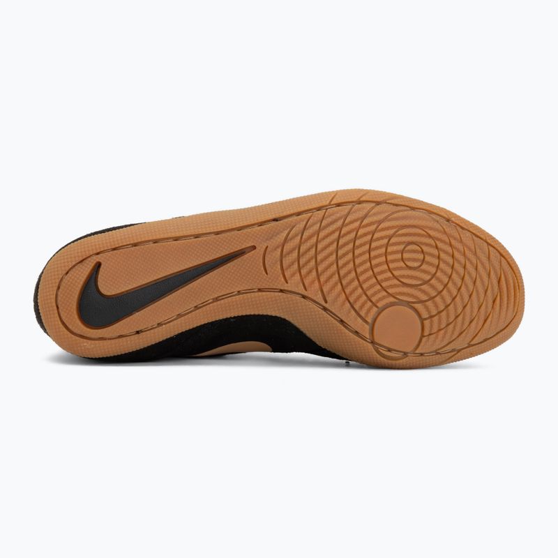 Zápasnícke topánky Nike Footsweep 2 black/metallic gold/gum light brown 4