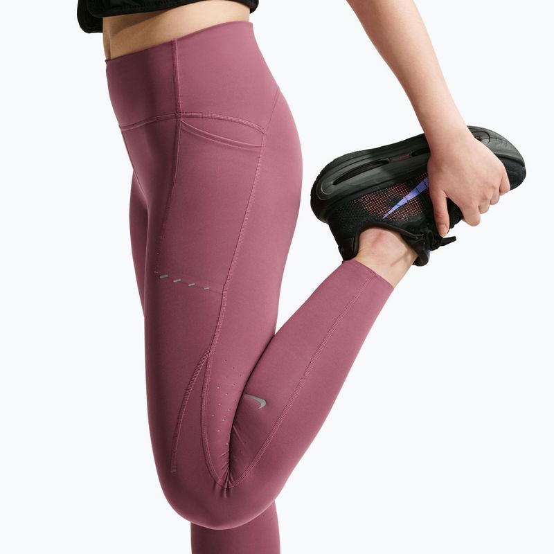 Dámske legíny Nike Swift pink smoke 5