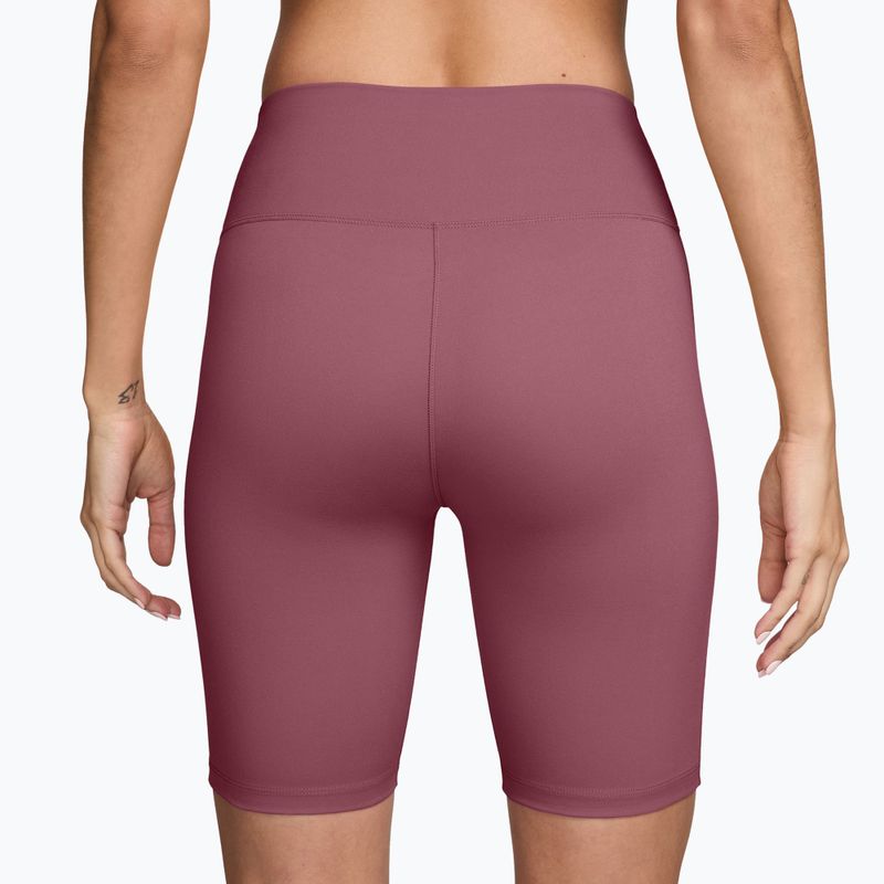 Dámske tréningové šortky Nike One Pink Smoke/White 2