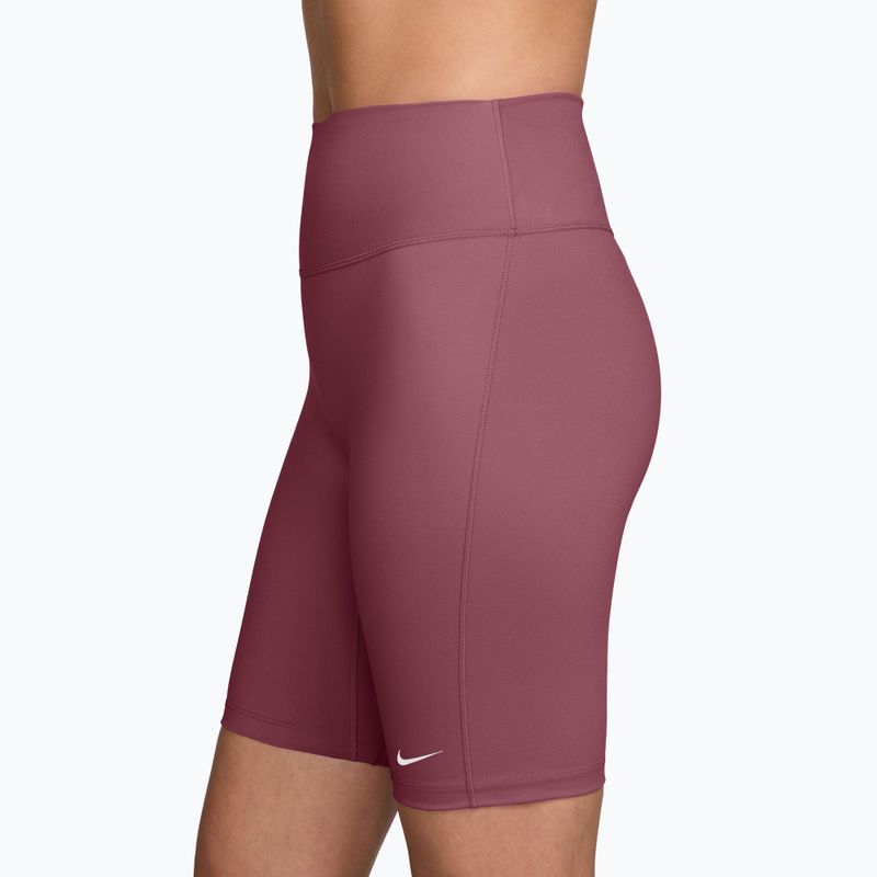 Dámske tréningové šortky Nike One Pink Smoke/White 3