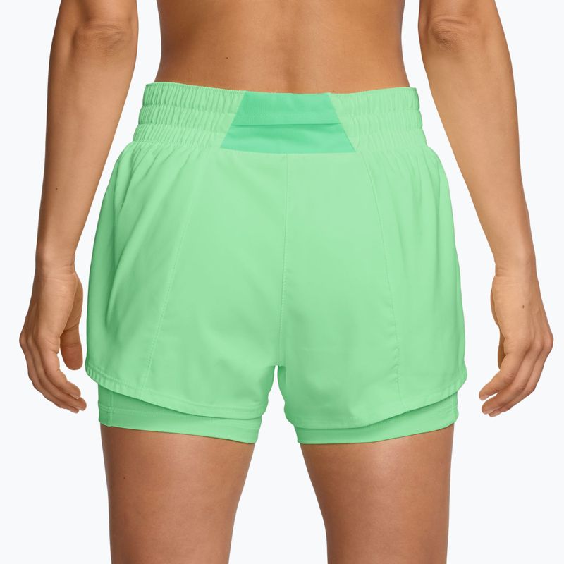 Dámske tréningové šortky Nike One cucumber calm/white 2