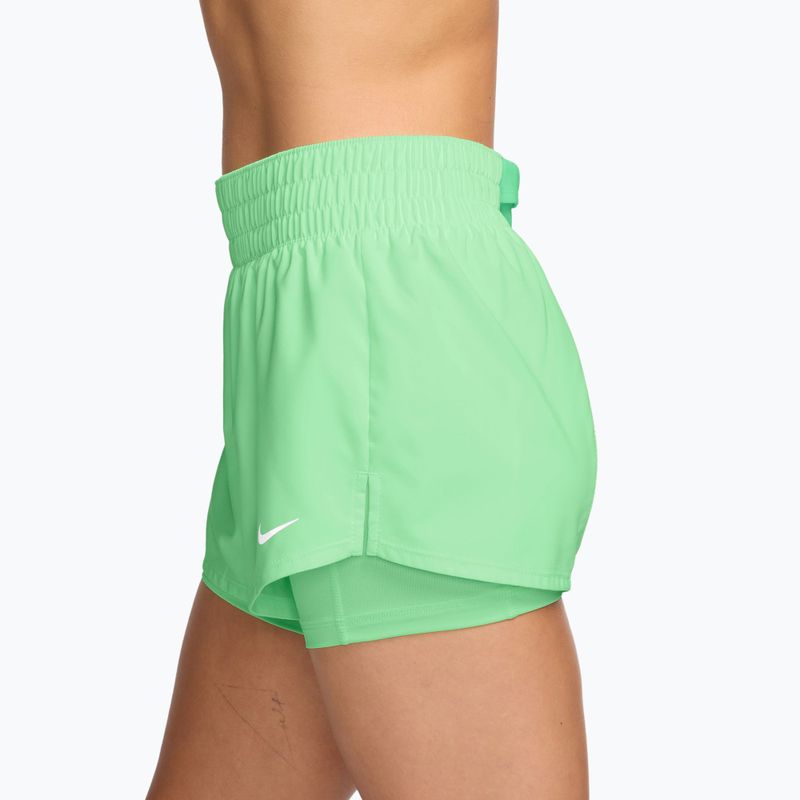 Dámske tréningové šortky Nike One cucumber calm/white 3