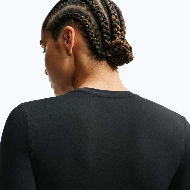 Dámske tréningové tričko longsleeve Nike One Fitted black/white 5