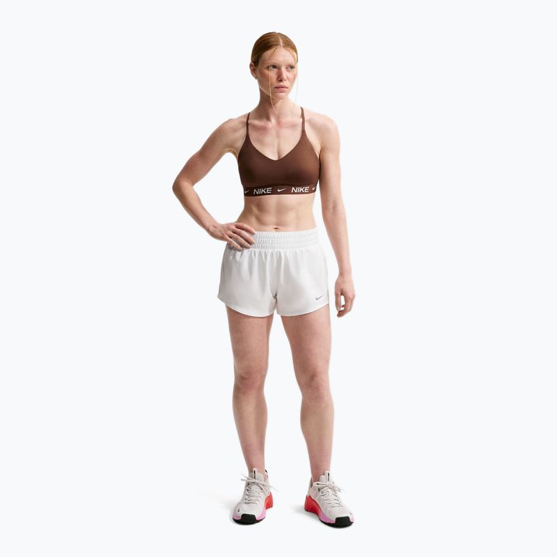 Dámska fitness podprsenka Nike Dri-Fit Indy Light Support cacao wow 2