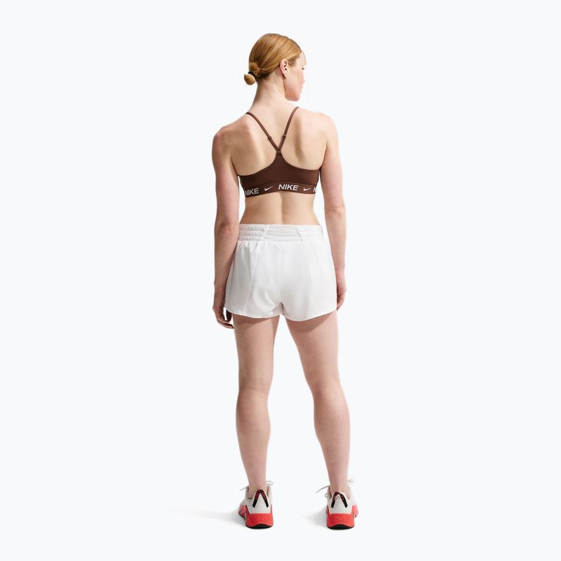 Dámska fitness podprsenka Nike Dri-Fit Indy Light Support cacao wow 3