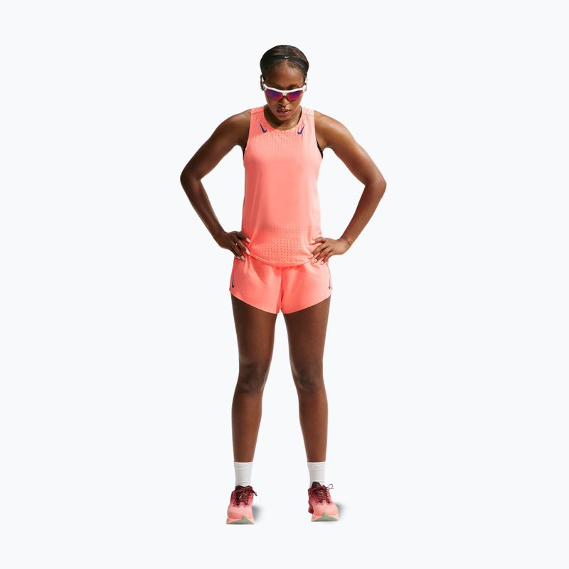Dámske bežecké tričko Nike AeroSwift atomic pink/old royal 2