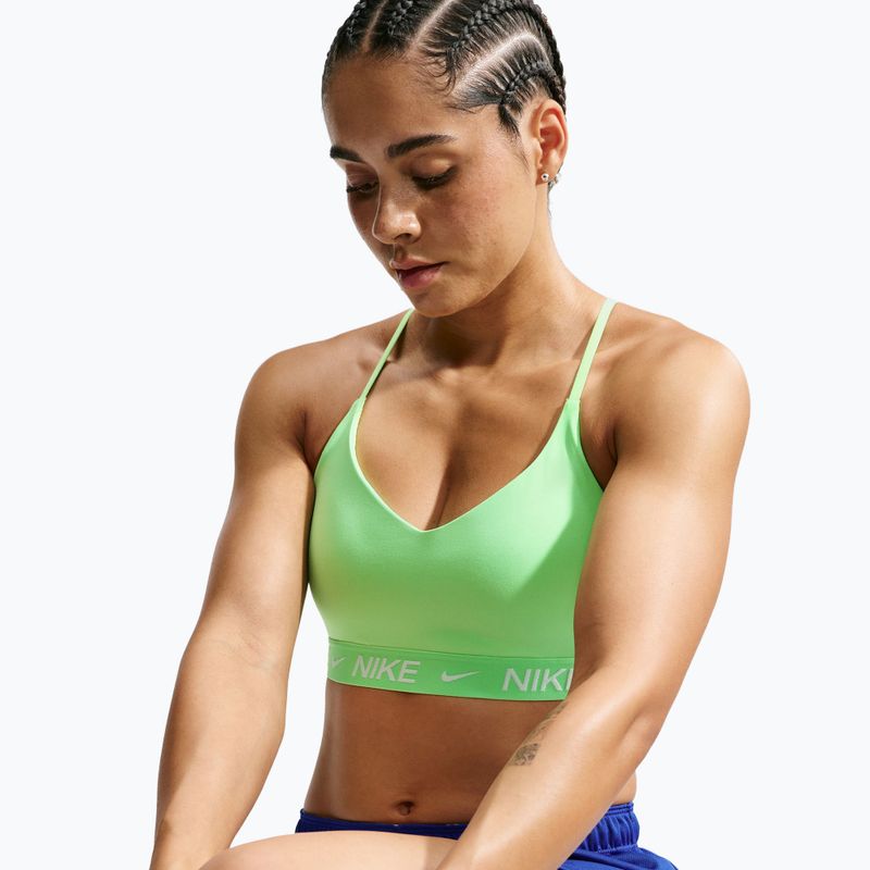 Fitness podprsenka Nike Indy Light Support illusion green 4