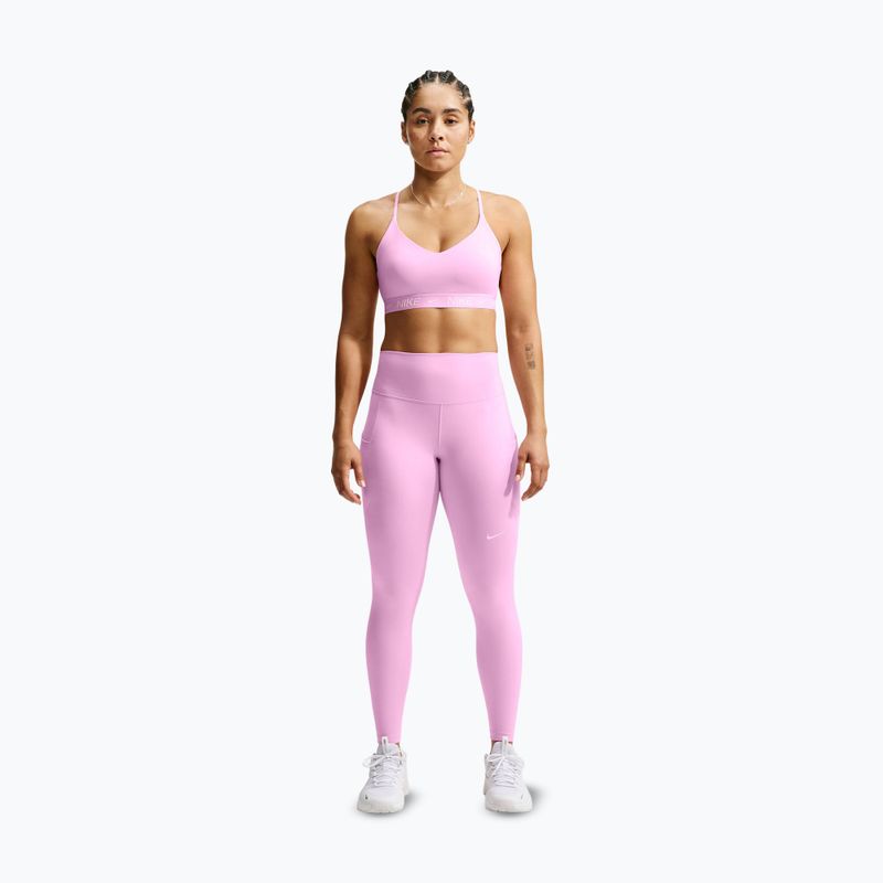 Fitness podprsenka Nike Indy Light Support pink rise 2