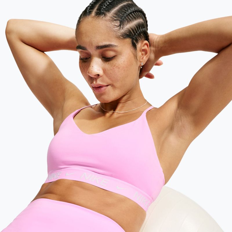 Fitness podprsenka Nike Indy Light Support pink rise 4