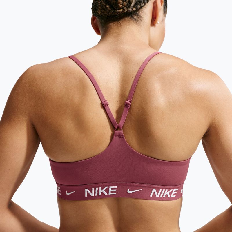 Fitness podprsenka Nike Indy Light Support pink smoke 5