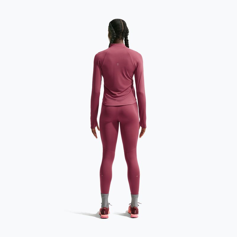Dámska bežecká mikina Nike Tempo Dri-Fit 1/4 Zip pink smoke 3