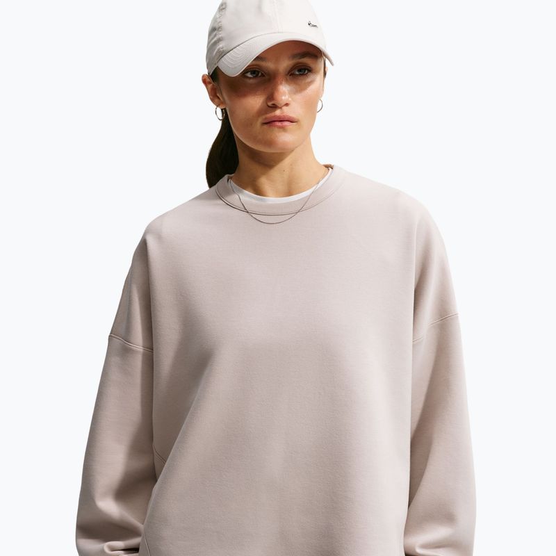 Dámska tréningová mikina Nike 24.7 ImpossiblySoft Cream Ii/Cream Ii/College Grey 4