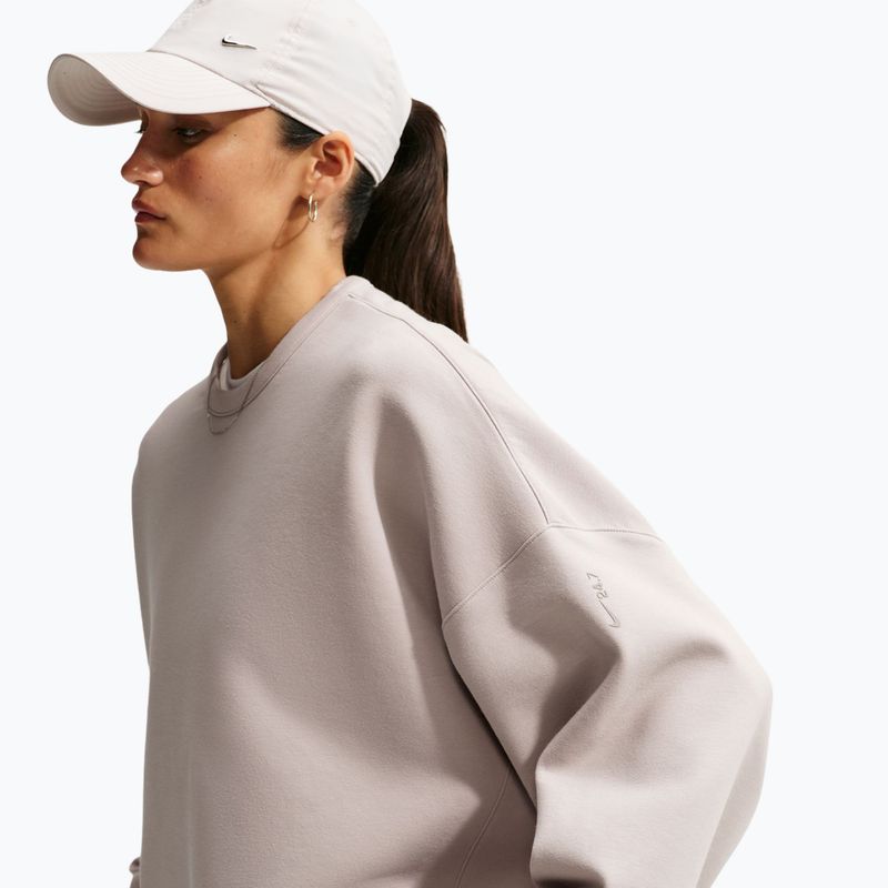 Dámska tréningová mikina Nike 24.7 ImpossiblySoft Cream Ii/Cream Ii/College Grey 5