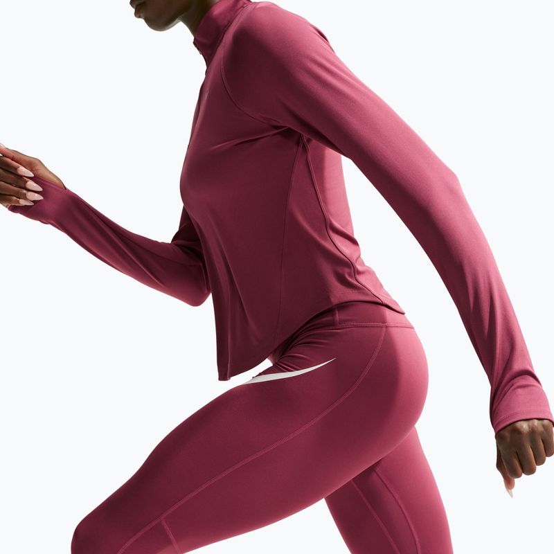 Dámske legíny Nike Tempo Swoosh Run pink smoke/white 4