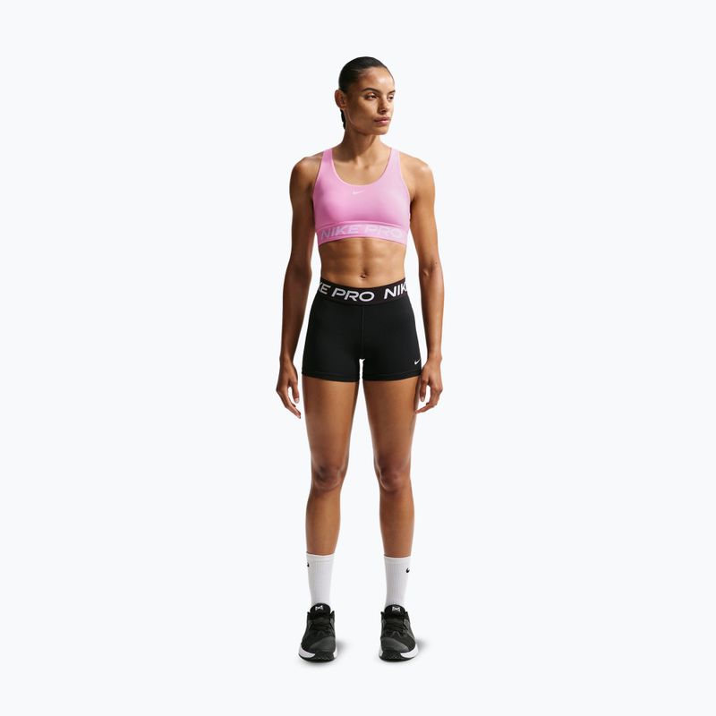 Fitness podprsenka Nike Pro 365 pink rise/white 2
