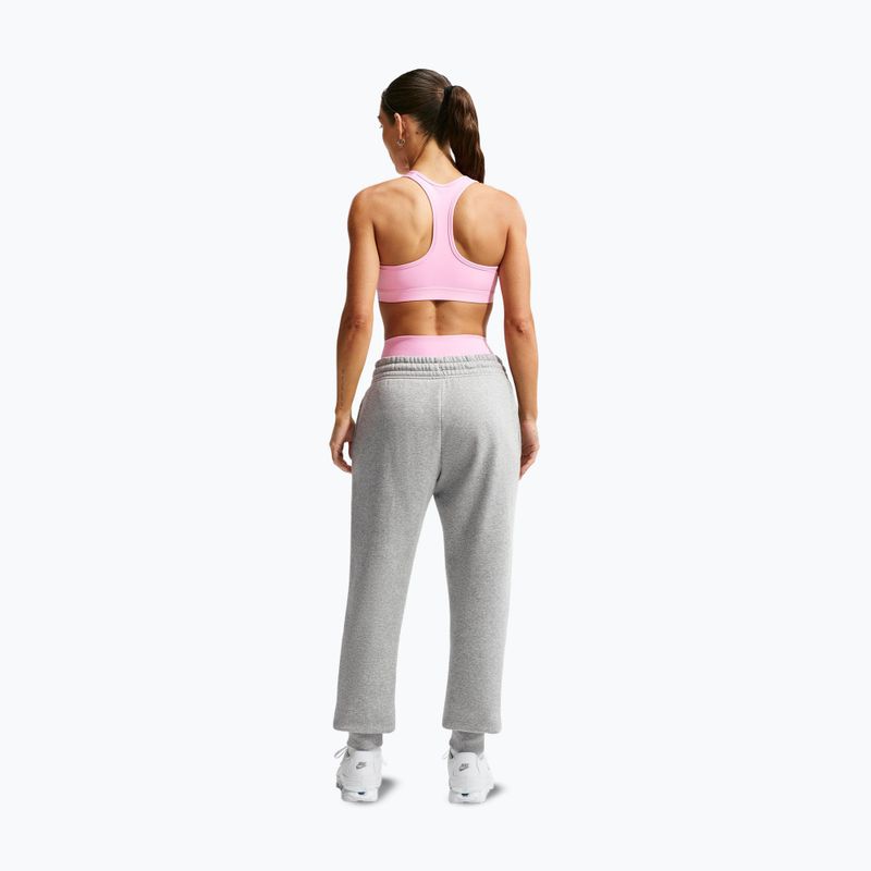 Fitness podprsenka Nike Swoosh pink rise/white 3