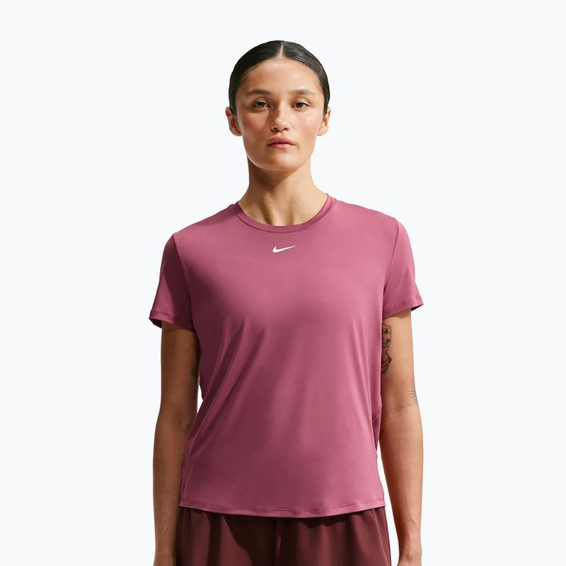 Dámske tréningové tričko Nike One Classic pink smoke/white