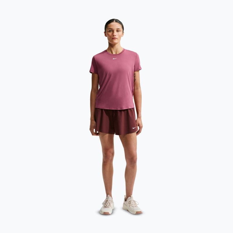 Dámske tréningové tričko Nike One Classic pink smoke/white 2