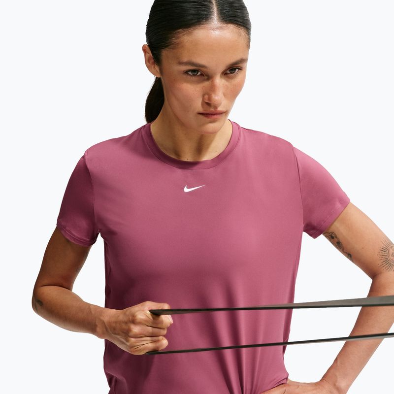 Dámske tréningové tričko Nike One Classic pink smoke/white 6