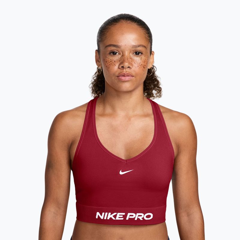 Tréningové tielko Nike Pro Seamless tough red/white