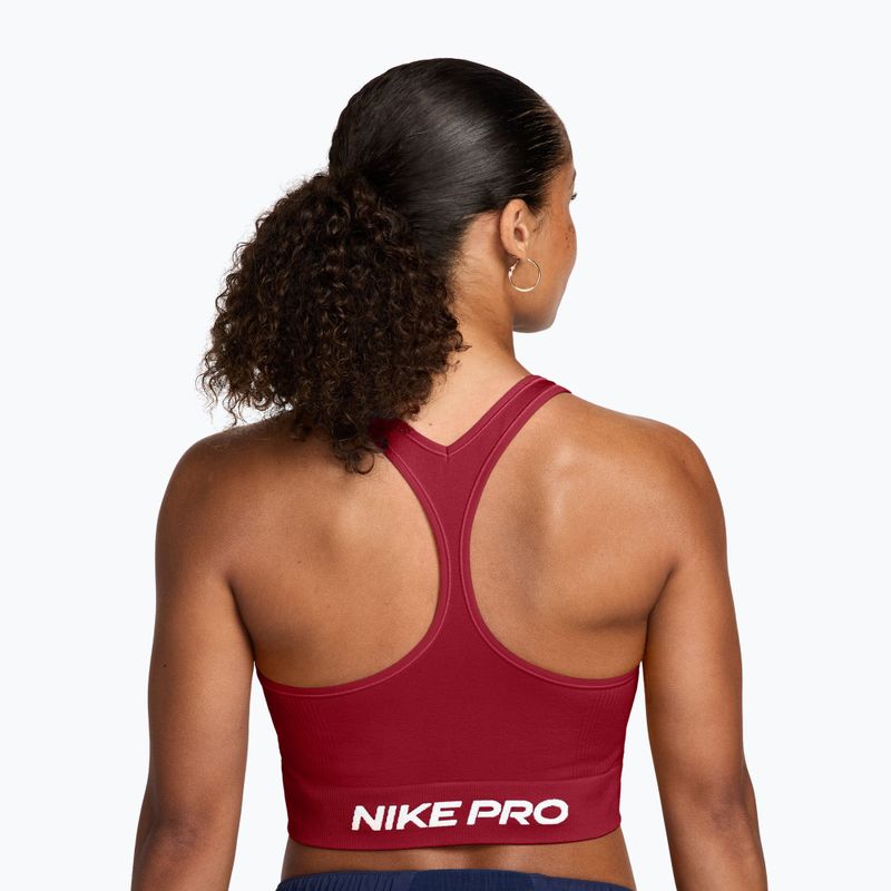 Tréningové tielko Nike Pro Seamless tough red/white 2